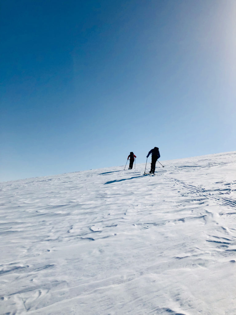 Fjellskitur til Storhøa, vinter i Alvdal