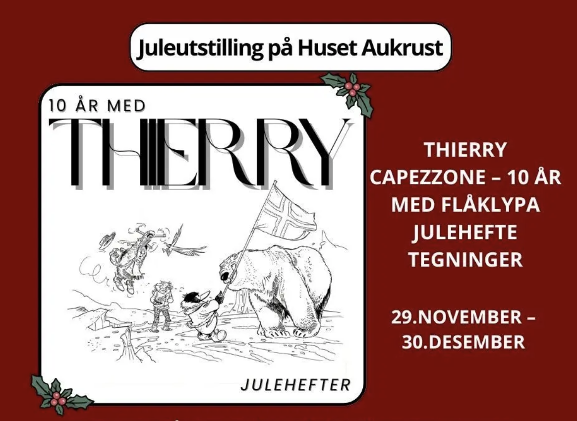 Plakat til juleutstilling